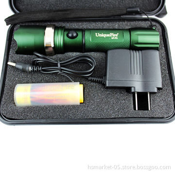 Super bright zooming with adjustable beam Cree U2 LED police flashlightsNew
